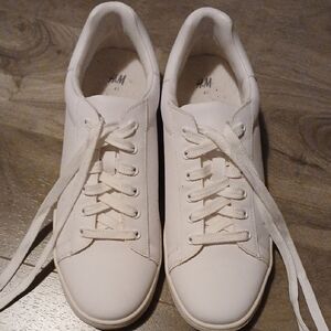 H&M Women's White Sneakers NWOT